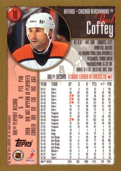 1998-99 Topps #10 Paul Coffey Back
