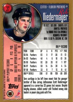 1998-99 Topps #37 Rob Niedermayer Back