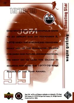 1999 Upper Deck Wayne Gretzky Living Legend #10 Wayne Gretzky (Edmonton, WHA) Back