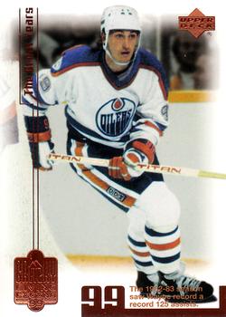 1999 Upper Deck Wayne Gretzky Living Legend #14 Wayne Gretzky (1982-83) Front