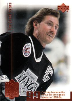 1999 Upper Deck Wayne Gretzky Living Legend #25 Wayne Gretzky (1993-94) Front