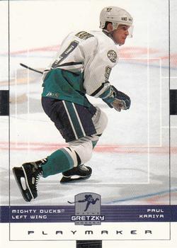 1999-00 Upper Deck Wayne Gretzky #1 Paul Kariya Front
