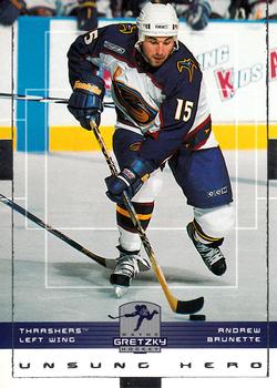 1999-00 Upper Deck Wayne Gretzky #10 Andrew Brunette Front