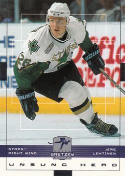 1999-00 Upper Deck Wayne Gretzky #59 Jere Lehtinen Front