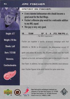 1999-00 Upper Deck Wayne Gretzky #61 Jiri Fischer Back