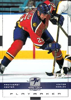 1999-00 Upper Deck Wayne Gretzky #76 Viktor Kozlov Front