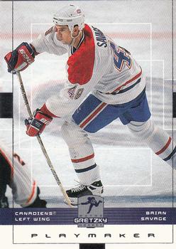 1999-00 Upper Deck Wayne Gretzky #86 Brian Savage Front