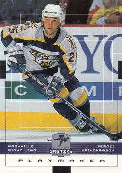 1999-00 Upper Deck Wayne Gretzky #91 Sergei Krivokrasov Front