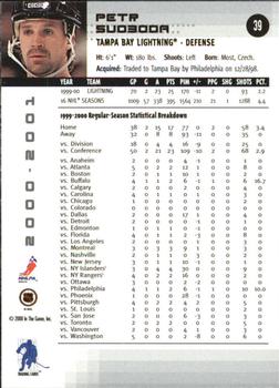 2000-01 Be a Player Memorabilia #39 Petr Svoboda Back