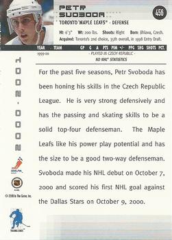 2000-01 Be a Player Memorabilia #456 Petr Svoboda Back