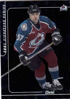 2000-01 Be a Player Signature Series #82 Chris Drury Front