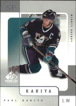 2000-01 SP Game Used #1 Paul Kariya Front
