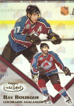 2000-01 Topps Gold Label #1 Ray Bourque Front