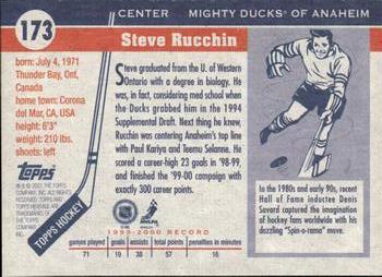 2000-01 Topps Heritage #173 Steve Rucchin Back