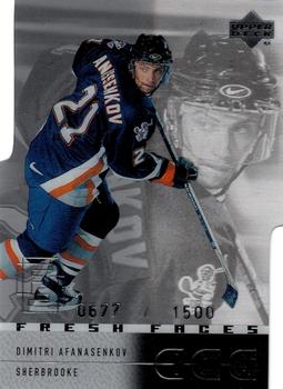 2000-01 Upper Deck Ice #45 Dimitri Afanasenkov Front