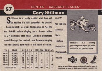 2000-01 Upper Deck Vintage #57 Cory Stillman Back