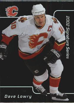 2001-02 Be a Player Signature Series #089 Dave Lowry Front