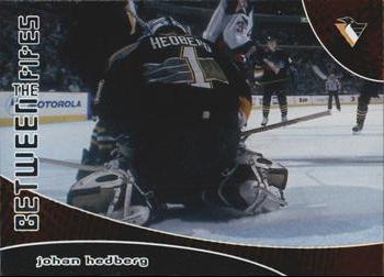 2001-02 Be a Player Between the Pipes #107 Johan Hedberg Front