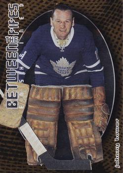 2001-02 Be a Player Between the Pipes #149 Johnny Bower Front