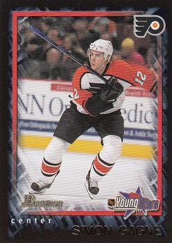 2001-02 Bowman YoungStars #76 Simon Gagne Front