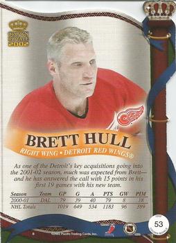 2001-02 Pacific Crown Royale #53 Brett Hull Back