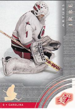 2001-02 SPx #10 Arturs Irbe Front