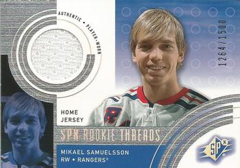 2001-02 SPx #144 Mikael Samuelsson Front