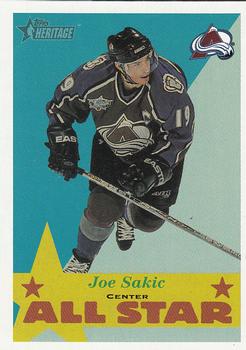 2001-02 Topps Heritage #115 Joe Sakic Front