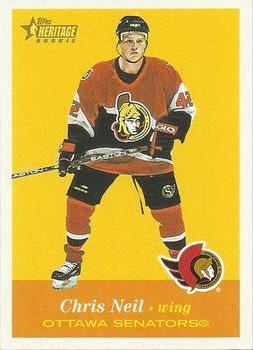 2001-02 Topps Heritage #153 Chris Neil Front