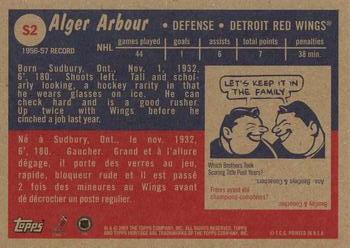 2001-02 Topps Heritage - 1957-58 Salute #S2 Al Arbour Back