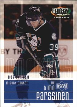 2001-02 Upper Deck Playmakers #101 Timo Parssinen Front