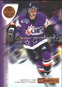 2001-02 Upper Deck CHL Prospects #8 Jay McClement Front