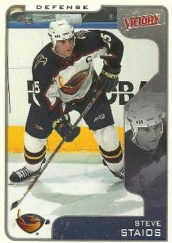 2001-02 Upper Deck Victory #18 Steve Staios Front