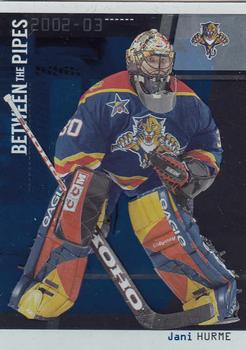 2002-03 Be a Player Between the Pipes #10 Jani Hurme Front