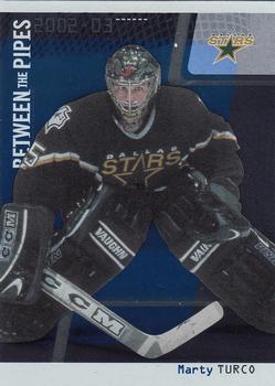 2002-03 Be a Player Between the Pipes #23 Marty Turco Front