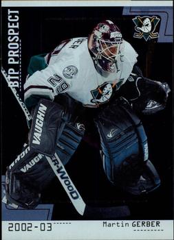 2002-03 Be a Player Between the Pipes #76 Martin Gerber Front