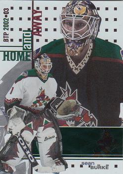 2002-03 Be a Player Between the Pipes #143 Sean Burke Front