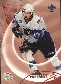 2002-03 Be a Player All-Star Edition #25 Peter Forsberg Front