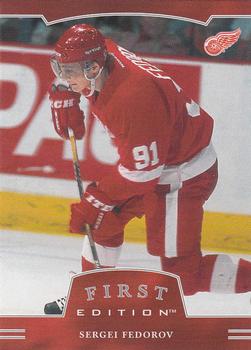 2002-03 Be a Player First Edition #105 Sergei Fedorov Front