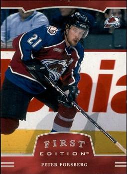 2002-03 Be a Player First Edition #144 Peter Forsberg Front