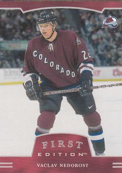 2002-03 Be a Player First Edition #255 Vaclav Nedorost Front