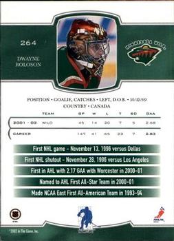 2002-03 Be a Player First Edition #264 Dwayne Roloson Back