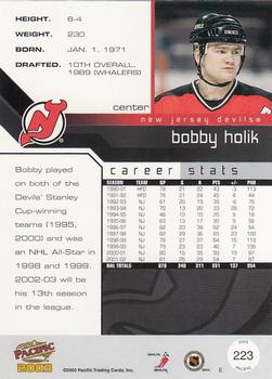 2002-03 Pacific #223 Bobby Holik Back