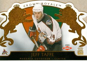2002-03 Pacific Crown Royale #132 Jeff Taffe Front