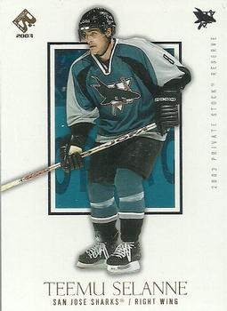 2002-03 Pacific Private Stock Reserve #88 Teemu Selanne Front