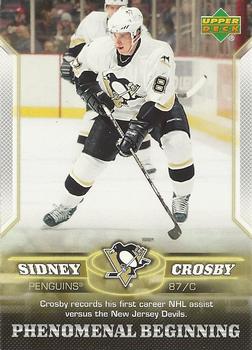 2005-06 Upper Deck Phenomenal Beginning Sidney Crosby #3 Sidney Crosby Front