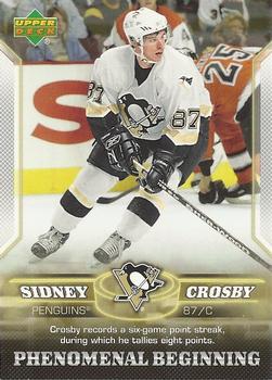2005-06 Upper Deck Phenomenal Beginning Sidney Crosby #5 Sidney Crosby Front