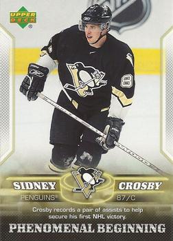 2005-06 Upper Deck Phenomenal Beginning Sidney Crosby #6 Sidney Crosby Front