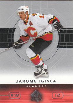 2002-03 SP Authentic #12 Jarome Iginla Front