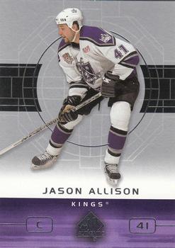 2002-03 SP Authentic #44 Jason Allison Front
